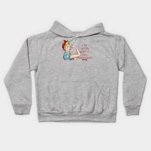 Womens day Superpower Kids Hoodie